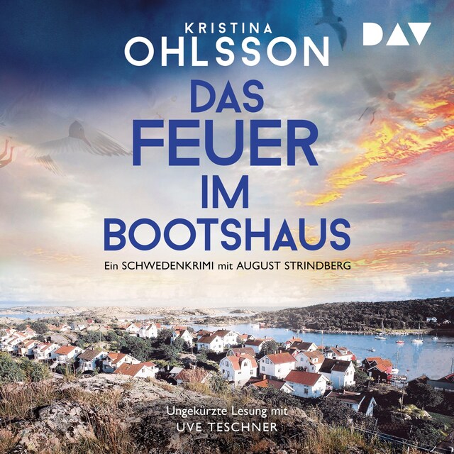 Buchcover für Das Feuer im Bootshaus. Ein Schwedenkrimi mit August Strindberg