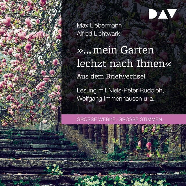 Buchcover für »… mein Garten lechzt nach Ihnen«. Aus dem Briefwechsel