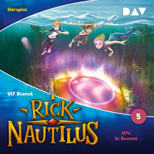 Buchcover für Rick Nautilus – Folge 5: Ufo in Seenot (Hörspiel)