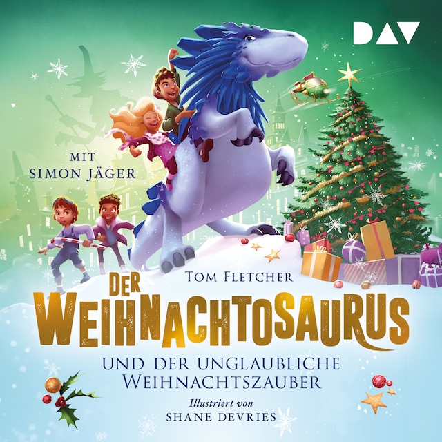 Buchcover für Der Weihnachtosaurus und der unglaubliche Weihnachtszauber (Teil 4)