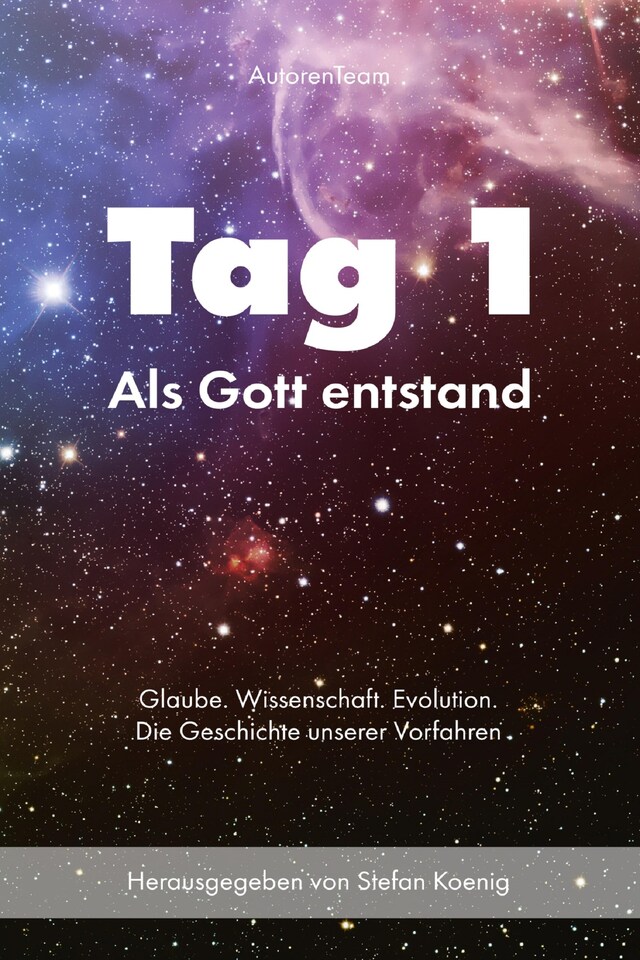 Buchcover für Tag 1 - Als Gott entstand