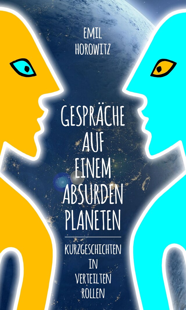 Boekomslag van Gespräche auf einem absurden Planeten