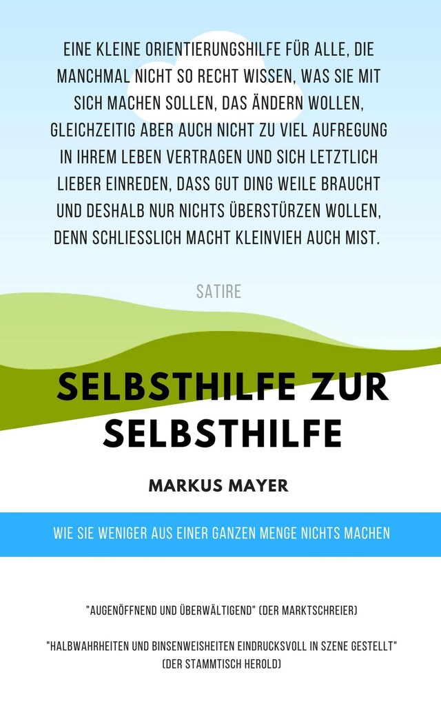 Book cover for Selbsthilfe zur Selbsthilfe