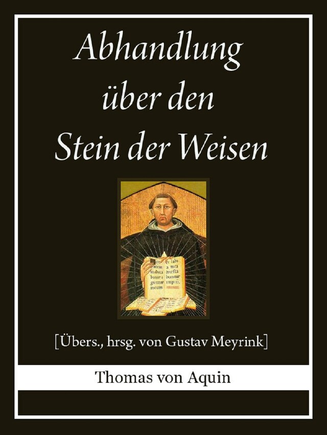 Book cover for Abhandlung über den Stein der Weisen