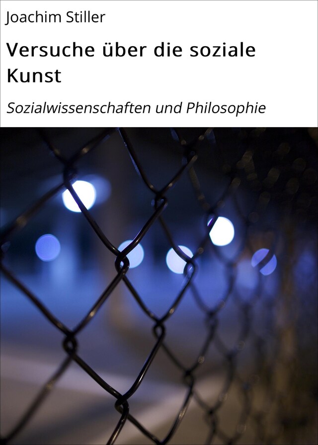 Buchcover für Versuche über die soziale Kunst