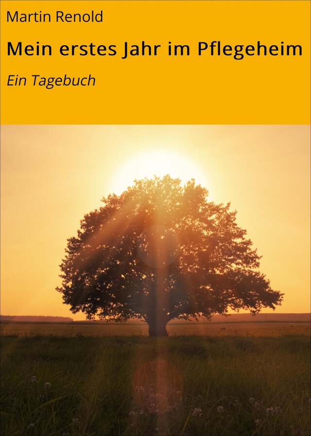 Book cover for Mein erstes Jahr im Pflegeheim