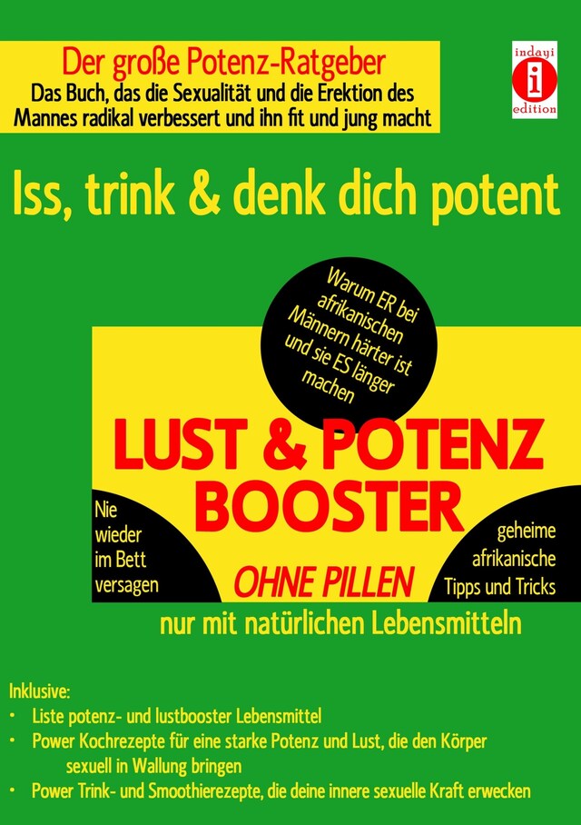 Bogomslag for LUST & POTENZ-BOOSTER – Iss, trink & denk dich potent