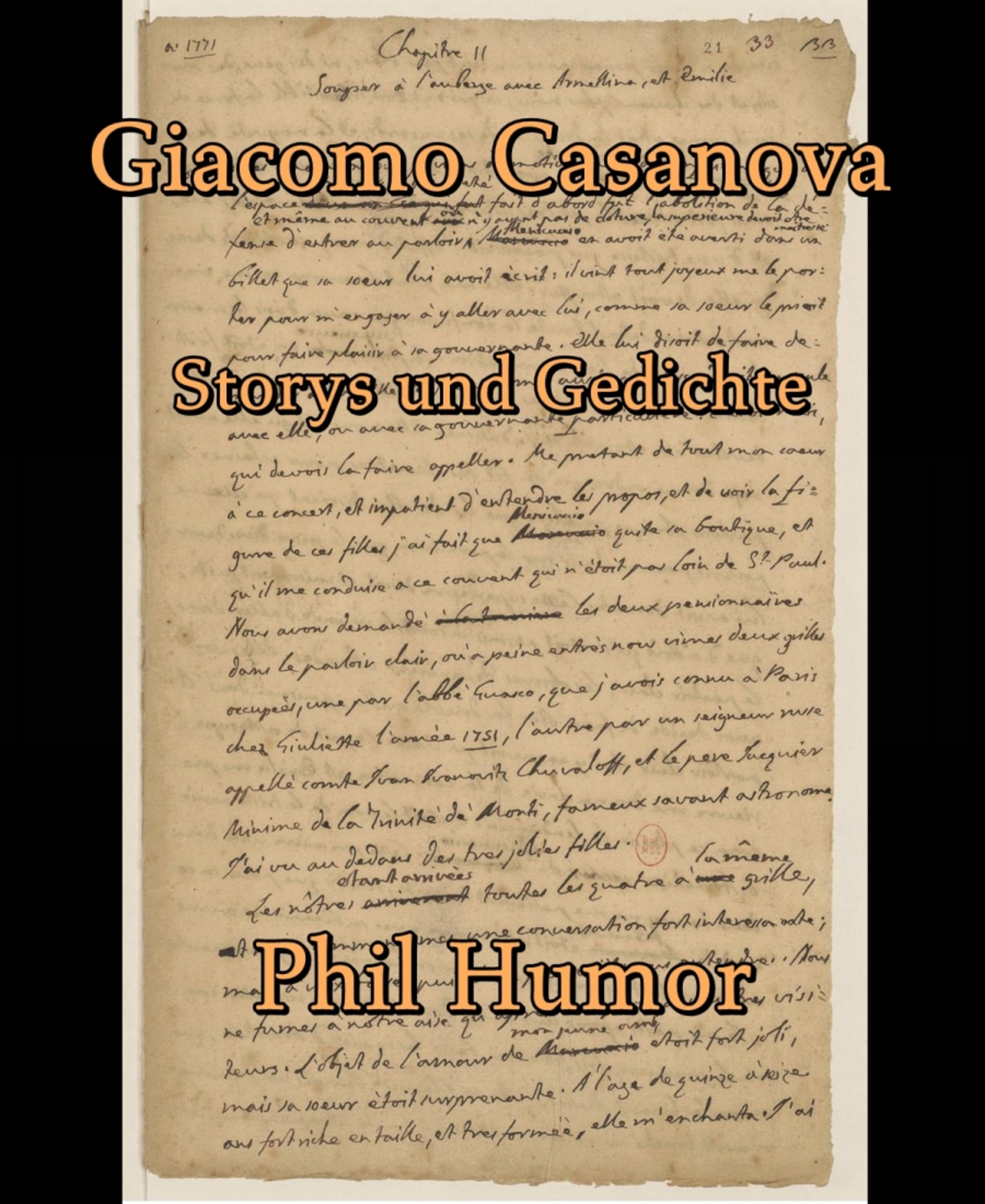 Book cover for Giacomo Casanova