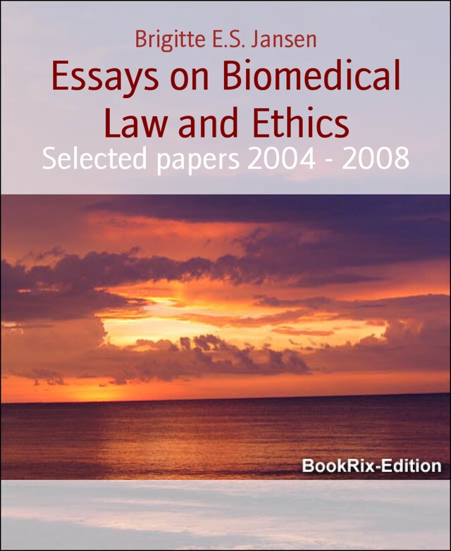 Buchcover für Essays on Biomedical Law and Ethics