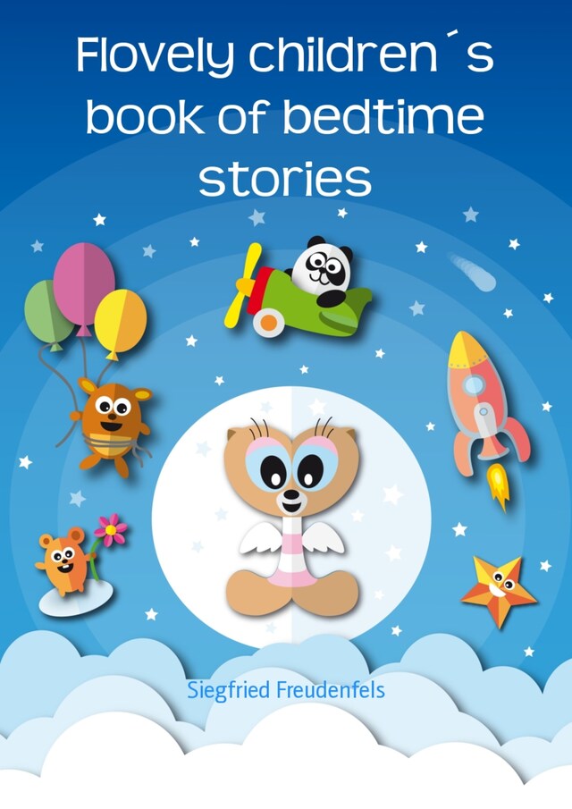 Book cover for Flovely children´s book of bedtime stories