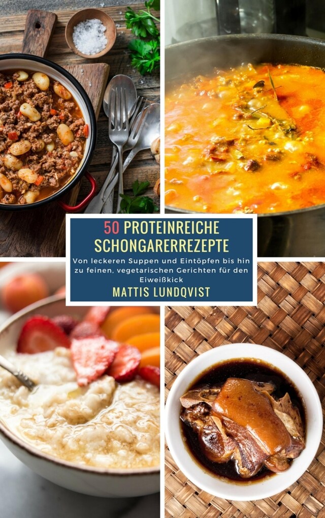 Couverture de livre pour 50 Proteinreiche Schongarerrezepte