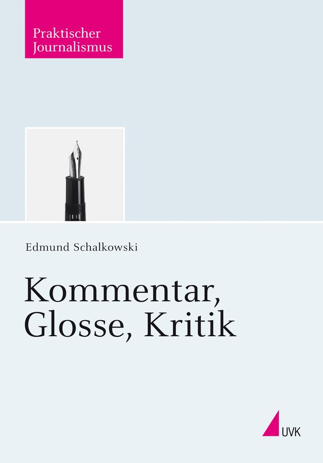 Buchcover für Kommentar, Glosse, Kritik