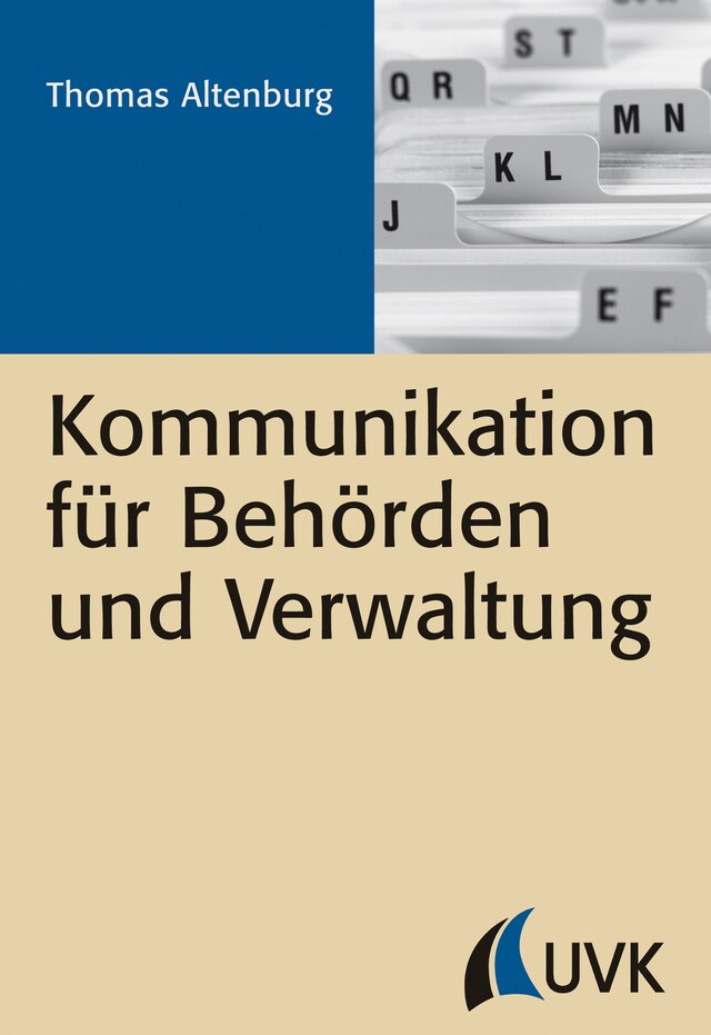 Boekomslag van Kommunikation für Behörden und Verwaltung