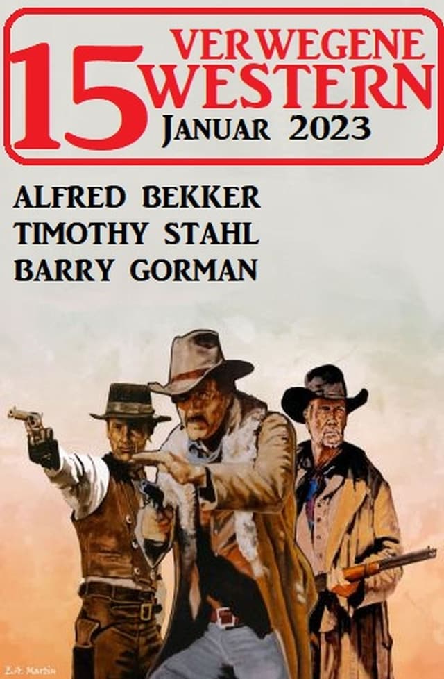 Book cover for 15 Verwegene Western Januar 2023