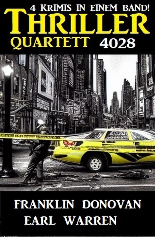 Buchcover für Thriller Quartett 4028 - Vier Krimis in einem Band
