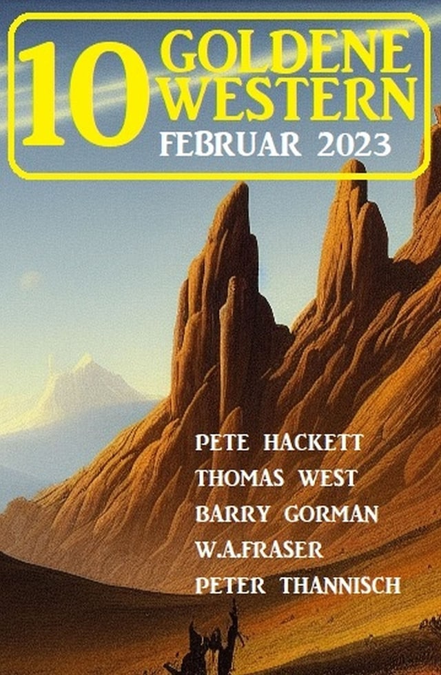 Buchcover für 10 Goldene Western Februar 2023