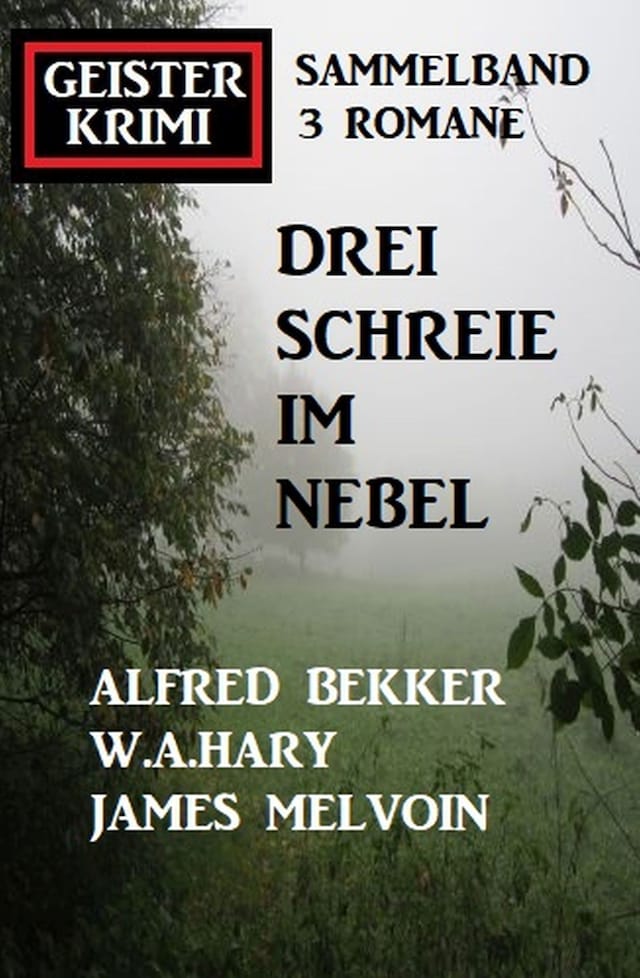Book cover for Drei Schreie im Nebel: Geisterkrimi Sammelband 3 Romane