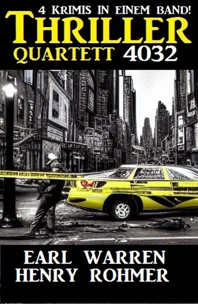 Buchcover für Thriller Quartett 4023 - 4 Krimis in einem Band