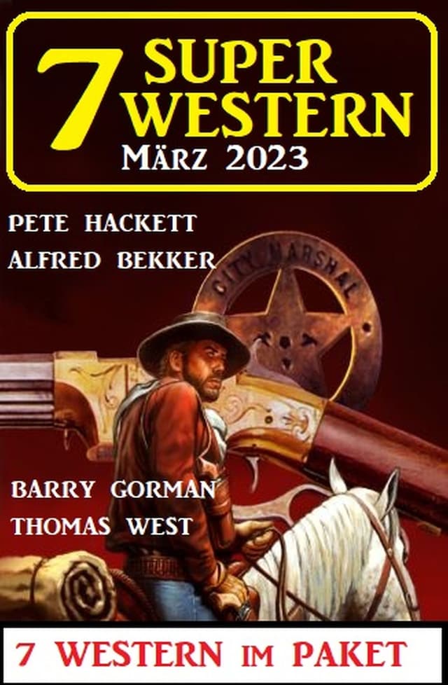 Copertina del libro per 7 Super Western März 2023