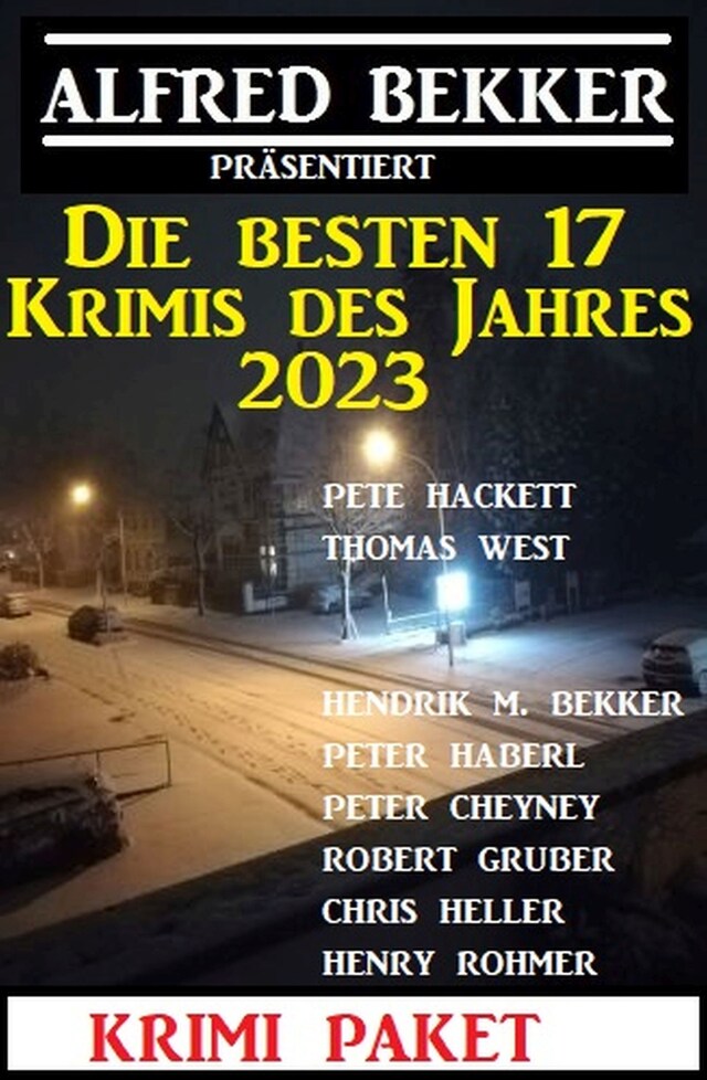 Buchcover für Die besten 17 Krimis des Jahres 2023: Krimi Paket