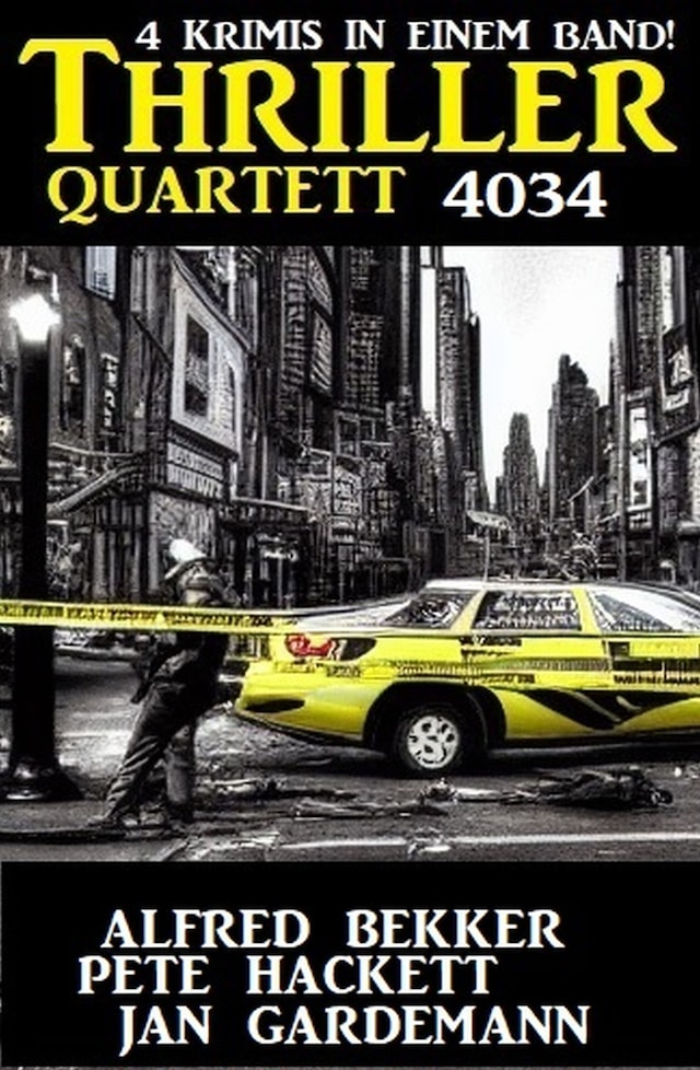 Buchcover für Thriller Quartett 4034 - 4 Krimis in einem Band