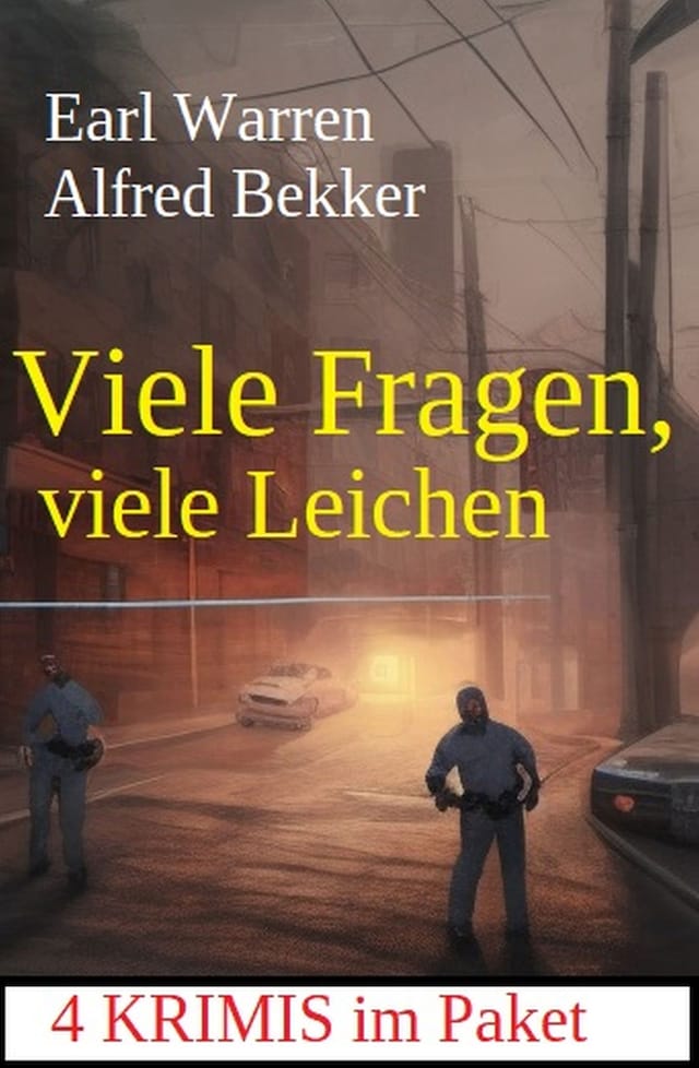 Book cover for Viele Fragen, viele Leichen: 4 Krimis im Paket
