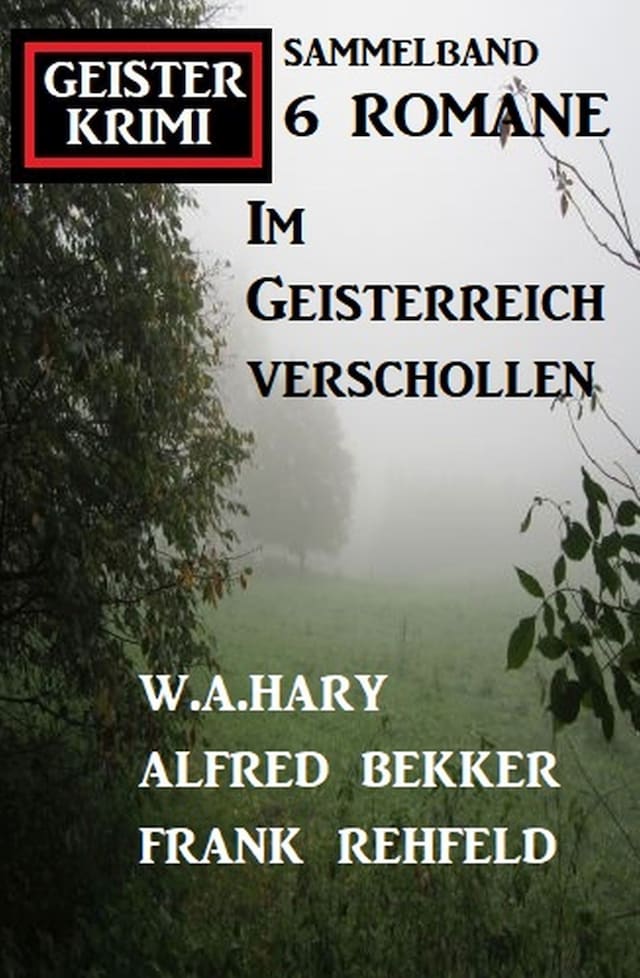 Book cover for Im Geisterreich verschollen: Geisterkrimi Sammelband 6 Romane
