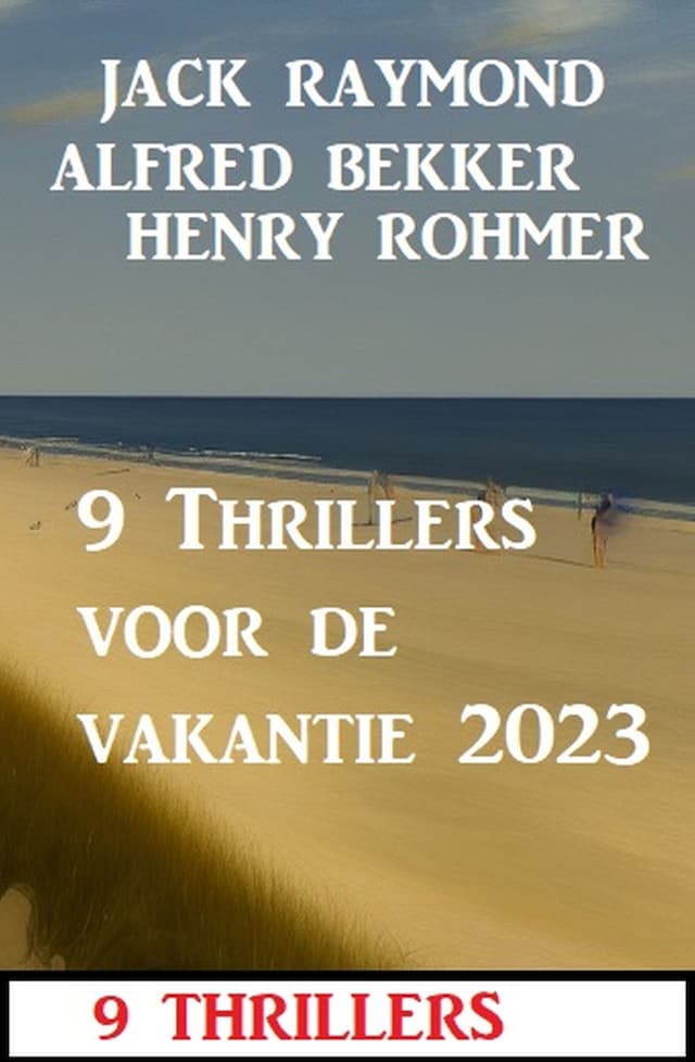 Book cover for 9 Thrillers voor de vakantie 2023