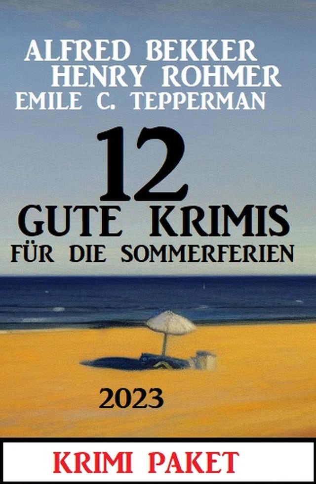 Buchcover für 12 Gute Krimis für die Sommerferien 2023