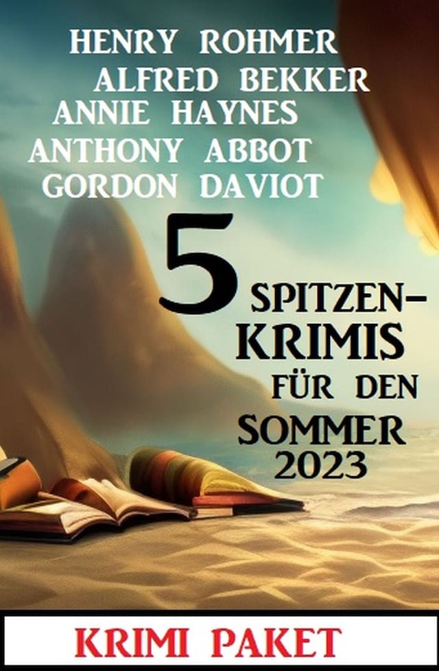 Buchcover für 5 Spitzenkrimis für den Sommer 2023: Krimi Paket