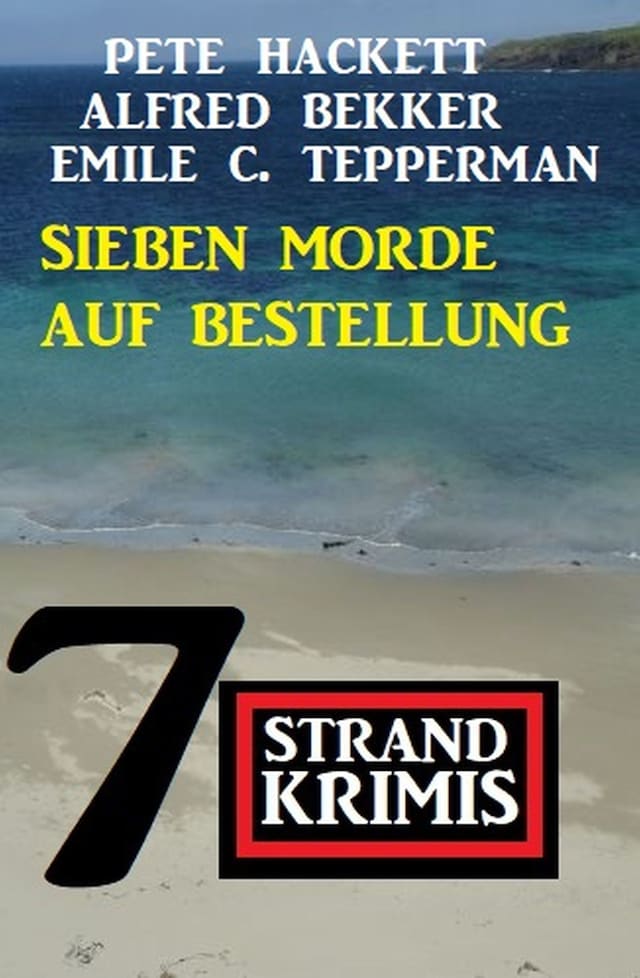 Buchcover für Sieben Morde auf Bestellung: 7 Strandkrimis