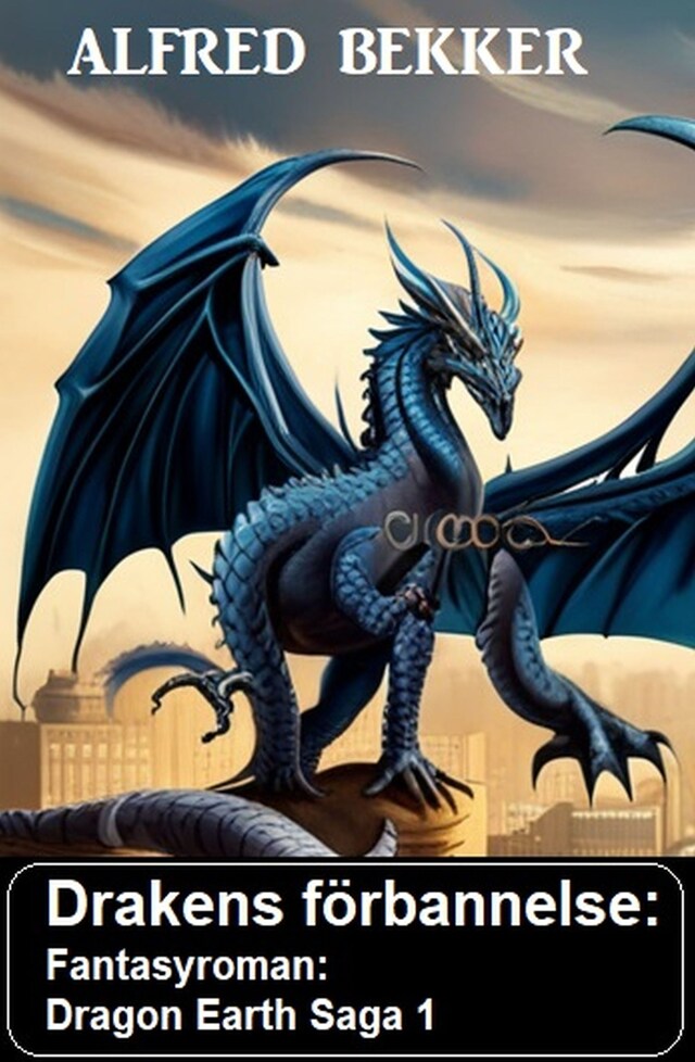 Kirjankansi teokselle Drakens förbannelse: Fantasyroman: Dragon Earth Saga 1