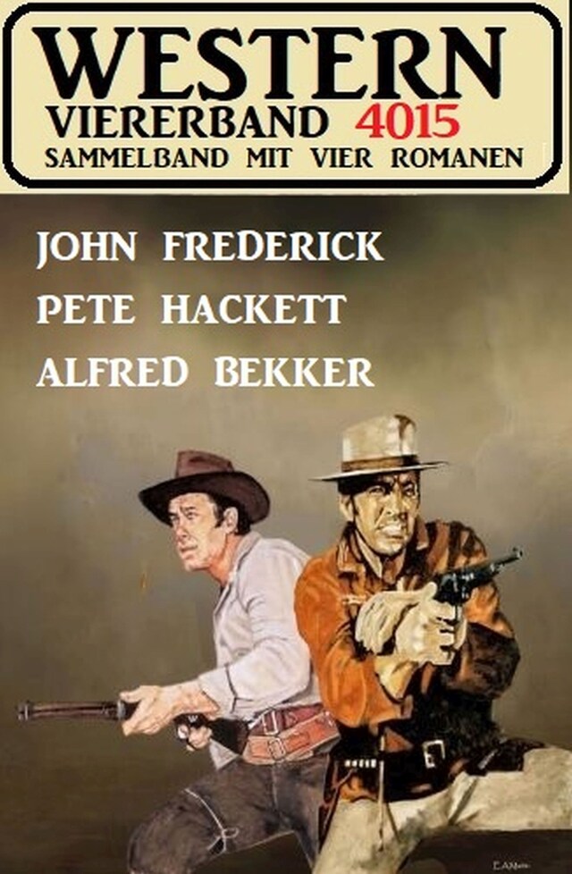 Buchcover für Western Viererband 4015