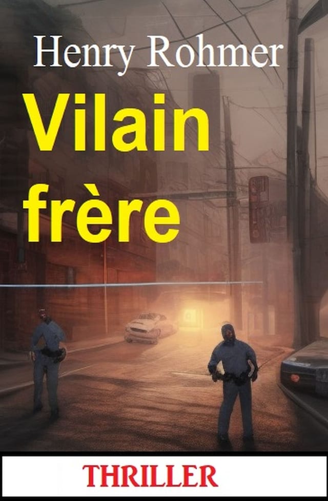 Bogomslag for Vilain frère : Thriller