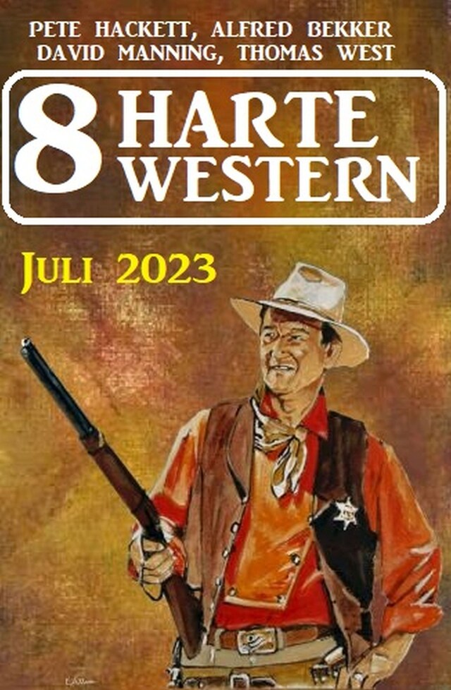 Buchcover für 8 Harte Western Juli 2023