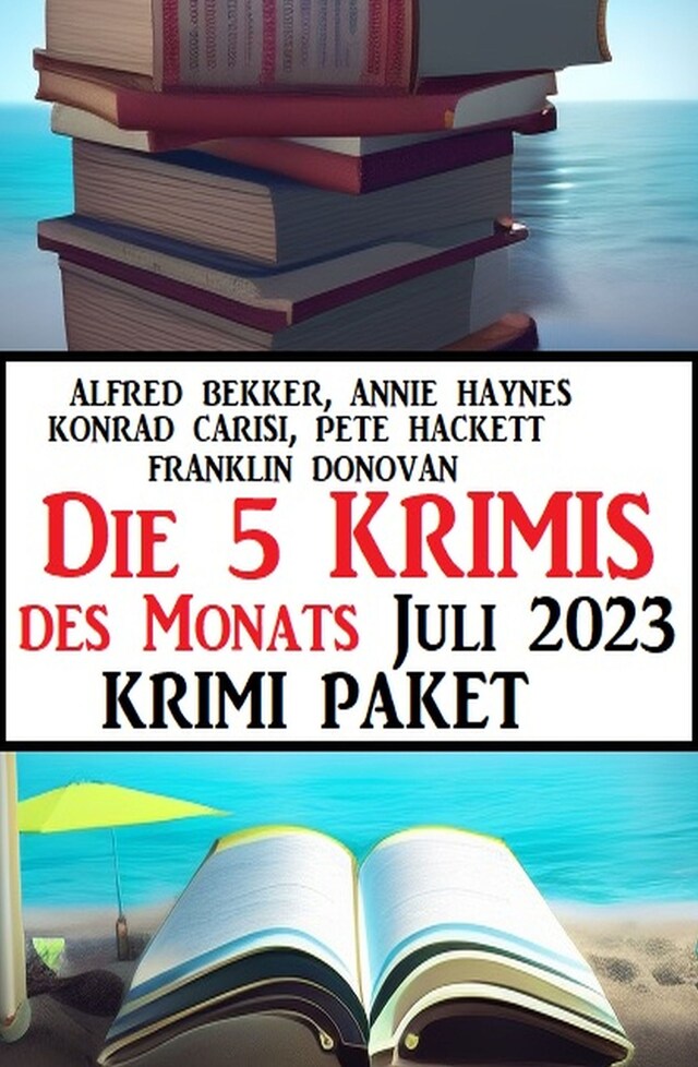 Buchcover für Die 5 Krimis des Monats Juli 2023: Krimi Paket