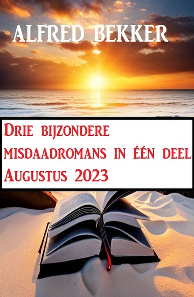 Book cover for Drie bijzondere misdaadromans in één deel Augustus 2023