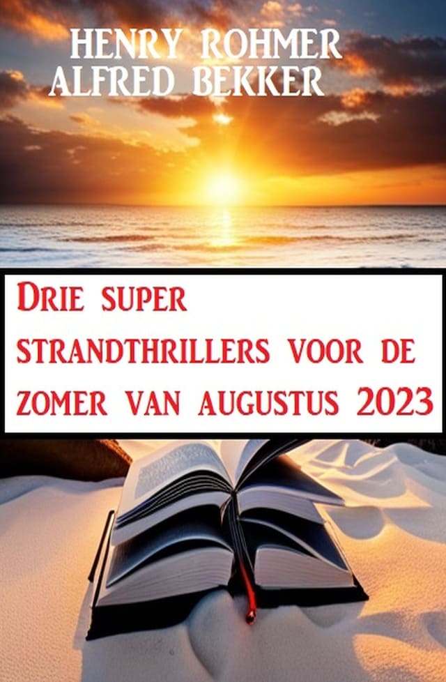 Buchcover für Drie super strandthrillers voor de zomer van augustus 2023