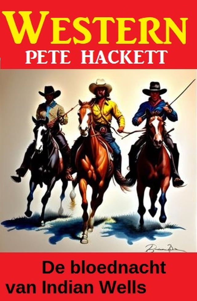Book cover for De bloednacht van Indian Wells: Western