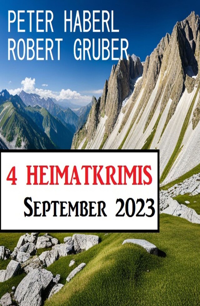 Buchcover für 4 Heimatkrimis September 2023