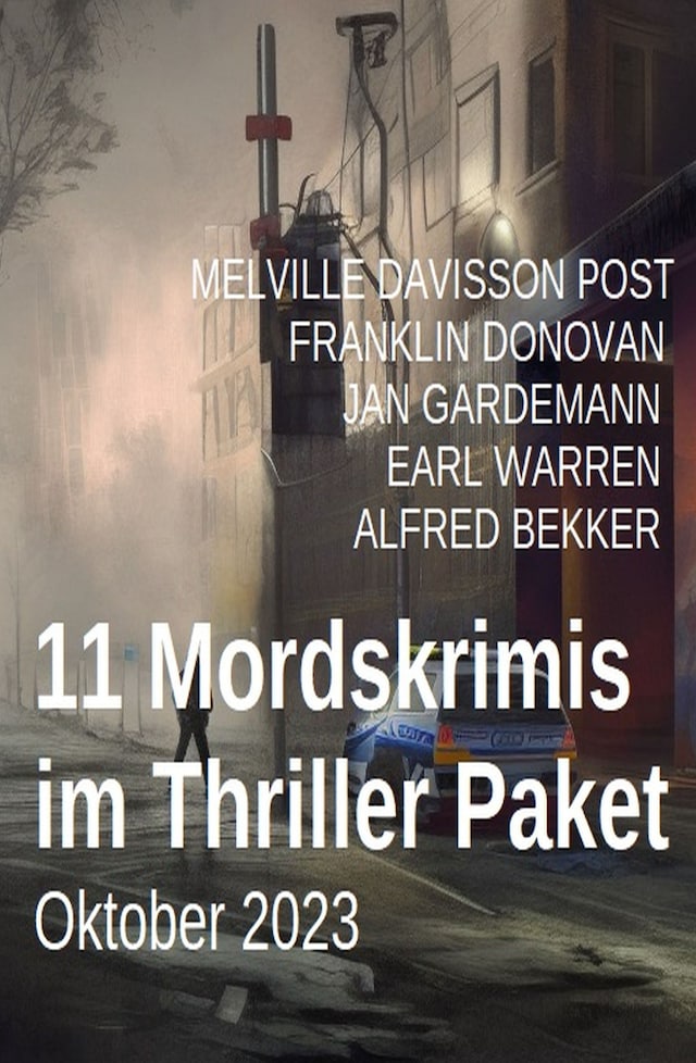 Buchcover für 11 Mordskrimis im Thriller Paket Oktober 2023