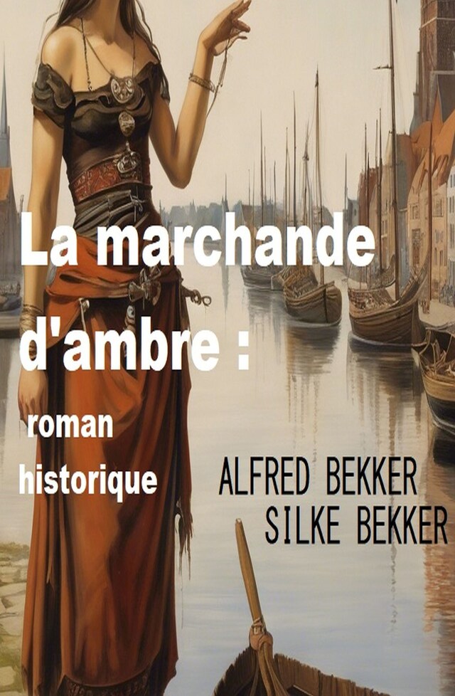 Boekomslag van La marchande d'ambre : roman historique
