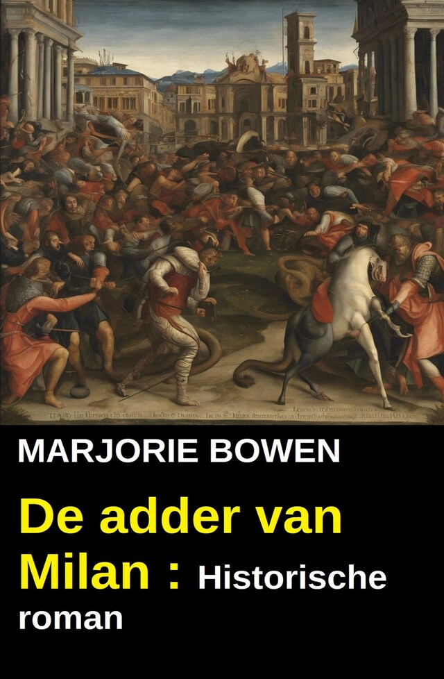 Okładka książki dla De adder van Milan : Historische roman