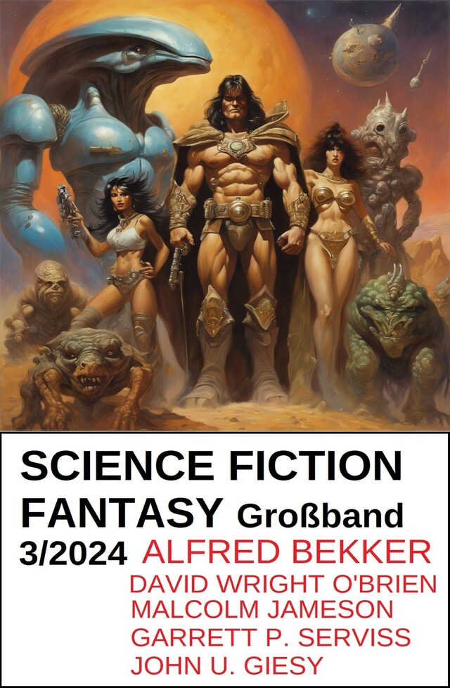 Buchcover für Science Fiction Fantasy Großband 3/2024