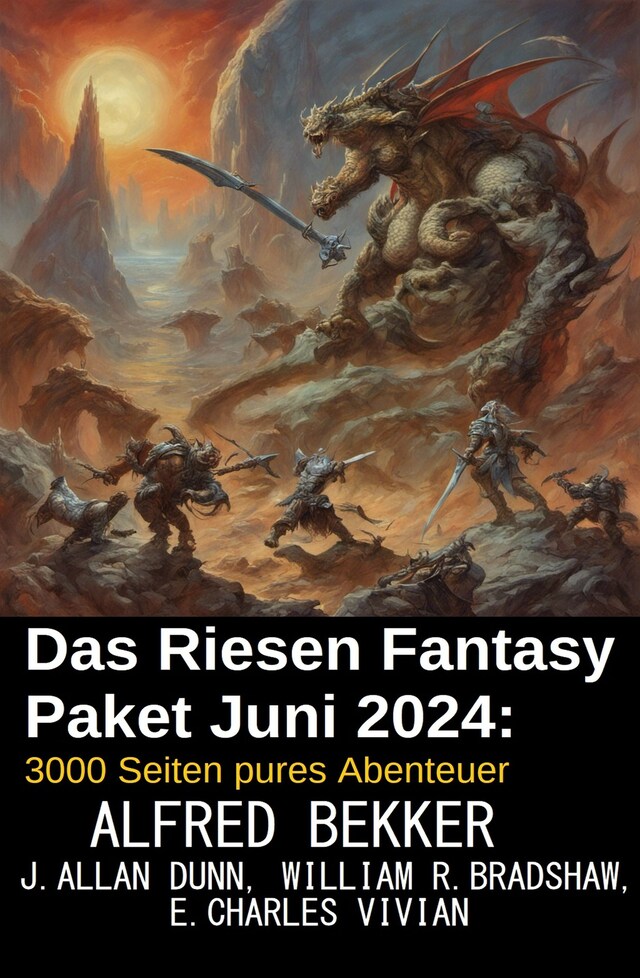 Buchcover für Das Riesen Fantasy Paket Juni 2024: 3000 Seiten pures Abenteuer