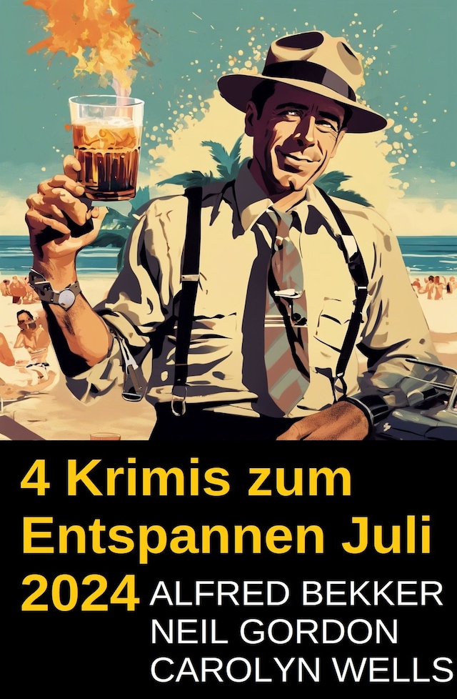 Buchcover für 4 Krimis zum Entspannen Juli 2024