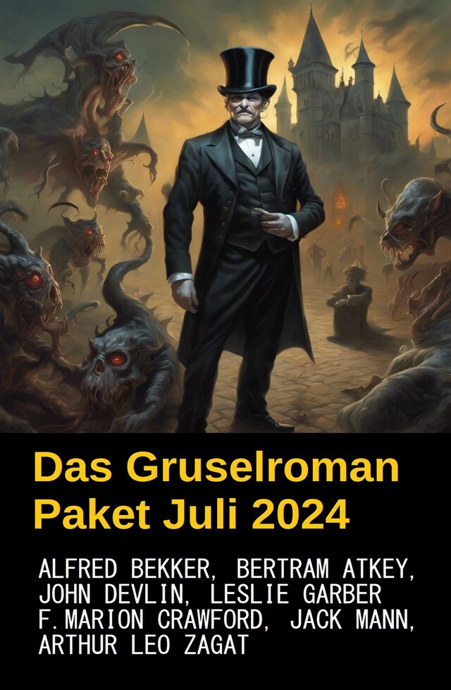 Buchcover für Das Gruselroman Paket Juli 2024