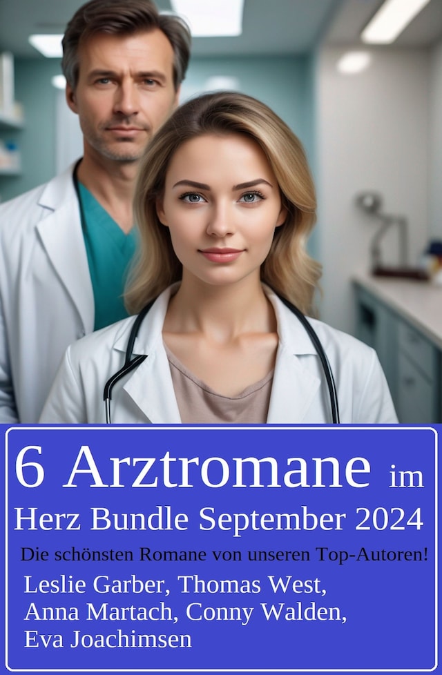 Buchcover für 6 Arztromane im Herz Bundle September 2024