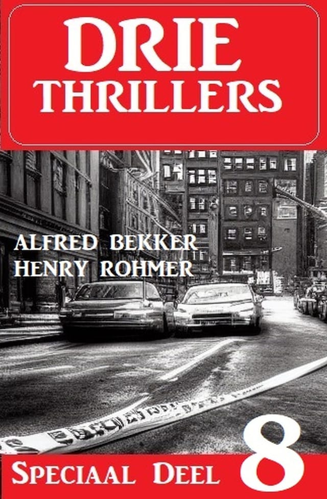 Book cover for Drie thrillers speciaal deel 8