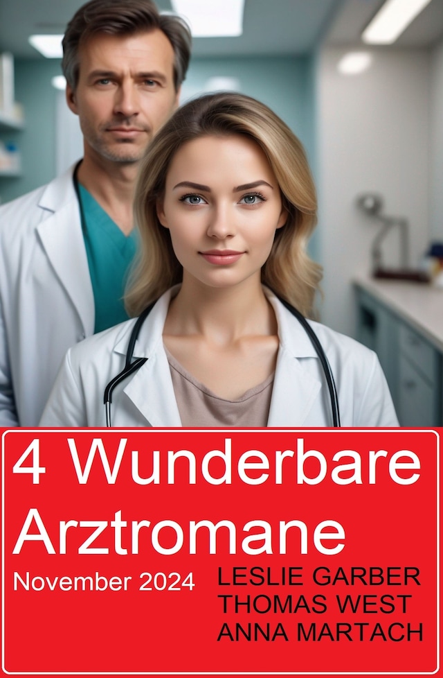 Book cover for 4 Wunderbare Arztromane November 2024